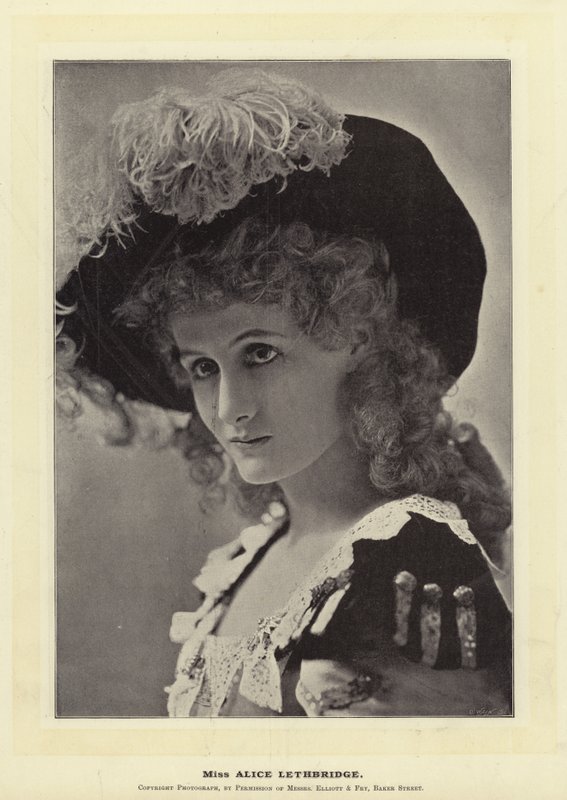 Miss Alice Lethbridge by English Photographer
