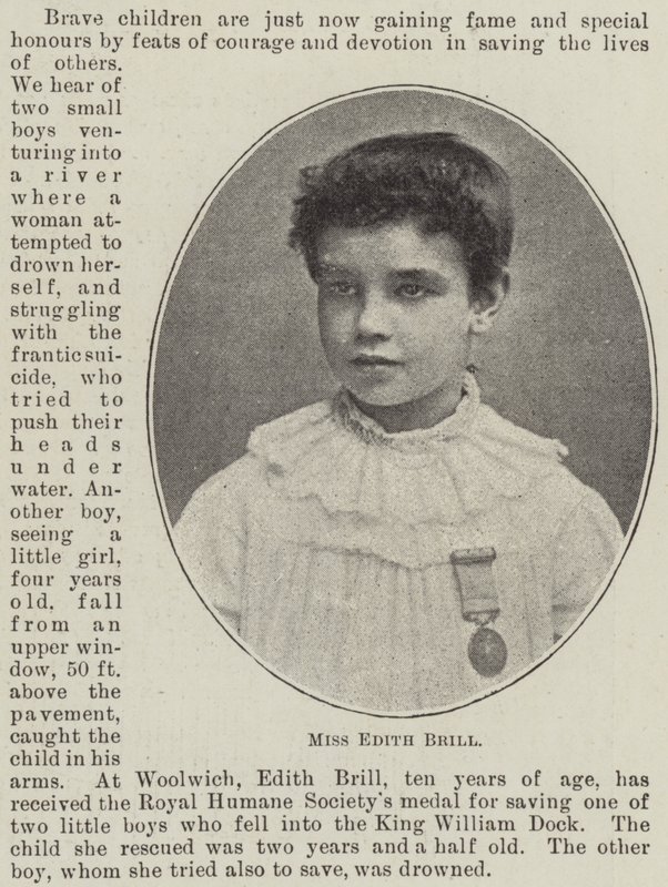 Miss Edith Brill by English Photographer