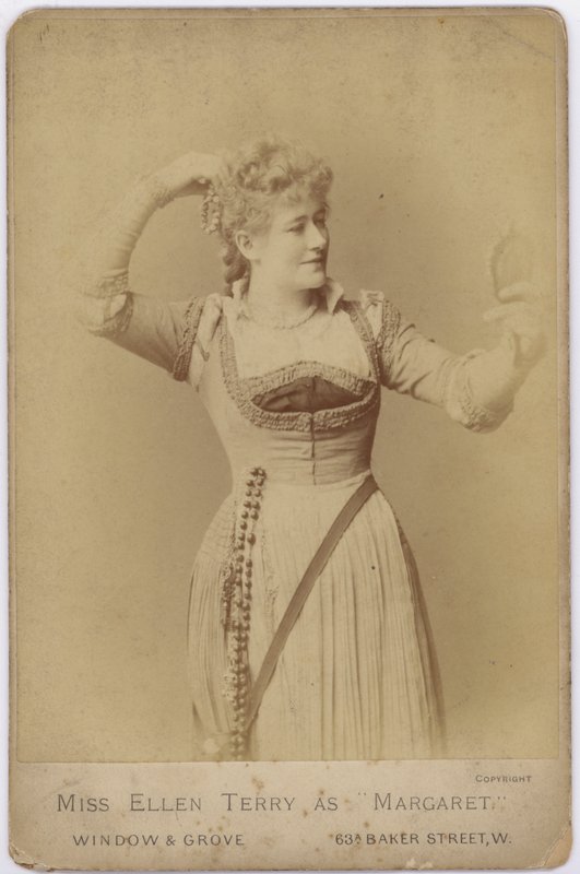 Miss Ellen Terry as Margaret by English Photographer
