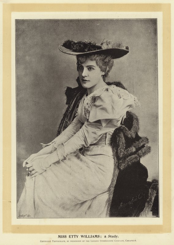 Miss Etty Williams: a Study by English Photographer