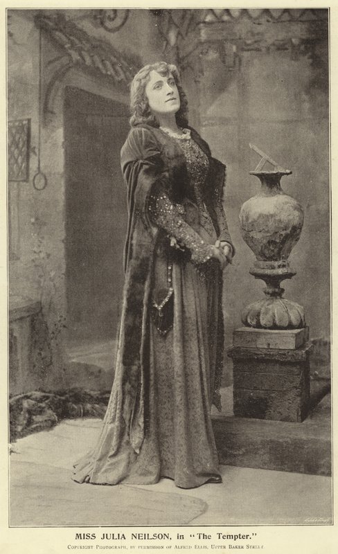 Miss Julia Neilson, in The Tempter by English Photographer