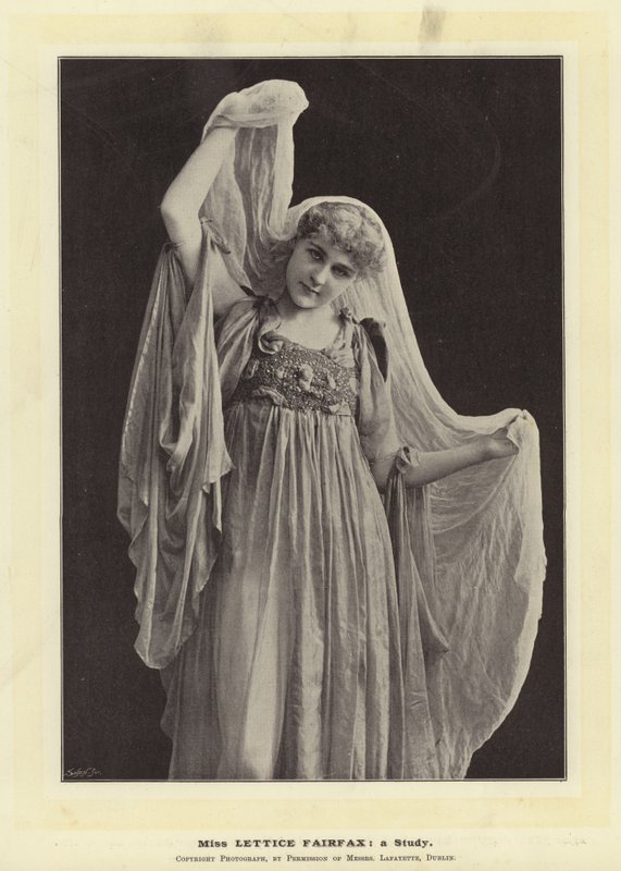 Miss Lettice Fairfax: a Study by English Photographer