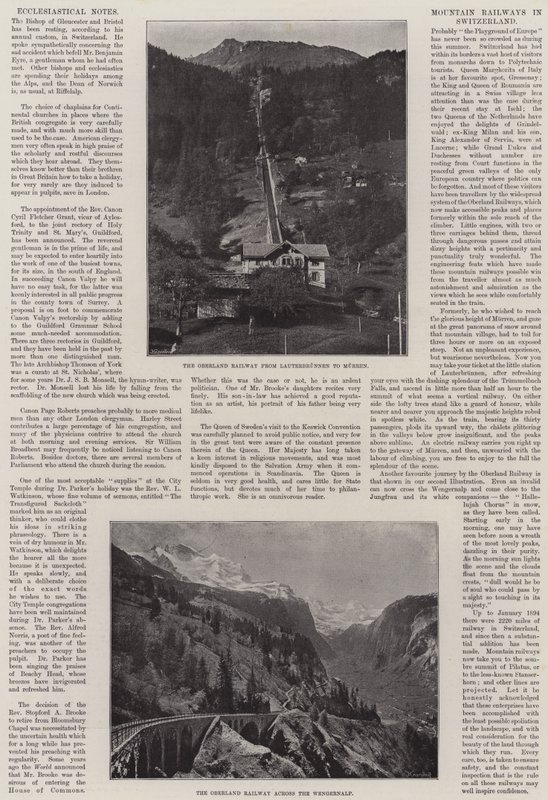Mountain Railways in Switzerland by English Photographer