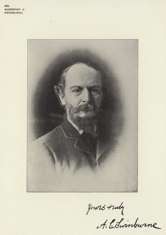 Mr Algernon C Swinburne by English Photographer