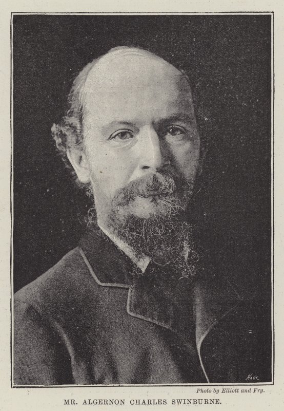 Mr. Algernon Charles Swinburne by English Photographer