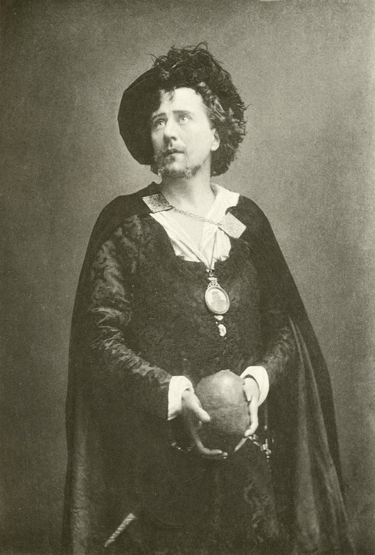 Mr. Beerbohm Tree as Hamlet (gravure) by English Photographer
