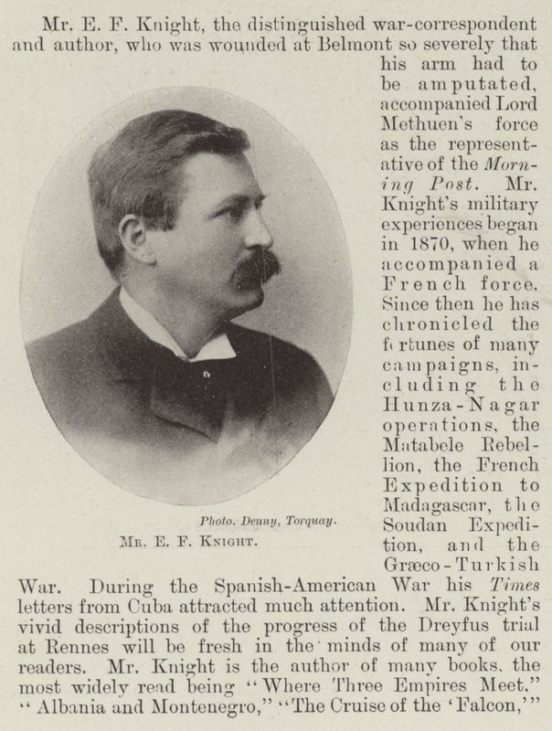Mr E F Knight by English Photographer