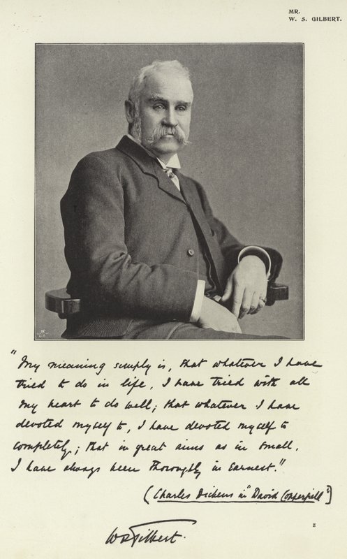 Mr W S Gilbert by English Photographer