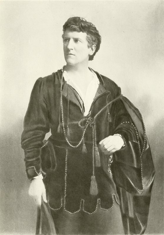 Mr. Wilson Barrett as Hamlet (gravure) by English Photographer