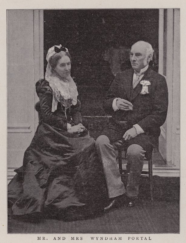 Mr and Mrs Wyndham Portal by English Photographer