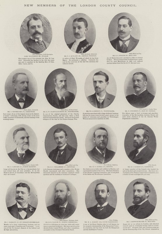 New Members of the London County Council by English Photographer