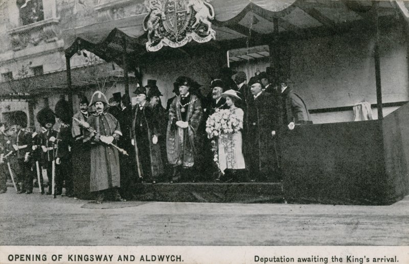 Opening of Kingsway and Aldwych by English Photographer