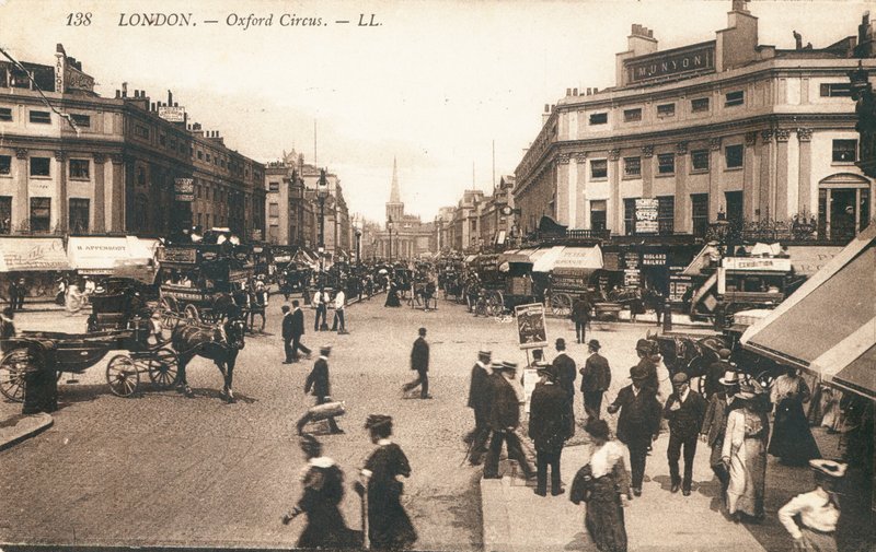 Oxford Circus in the West End by English Photographer
