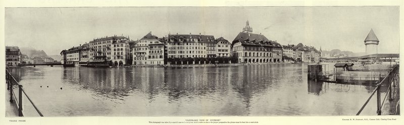 Panoramic View of Lucerne by English Photographer