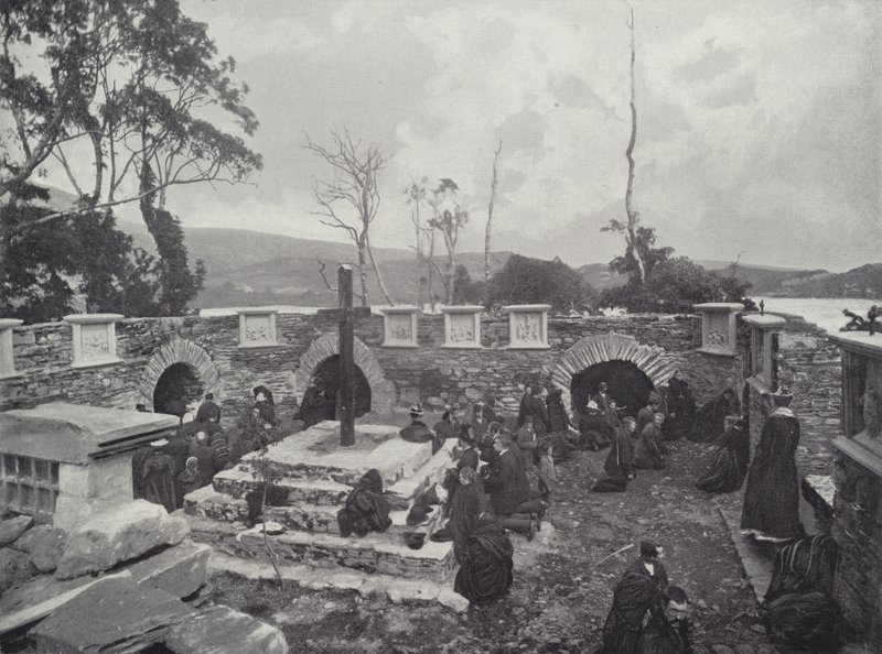 Pilgrims at Gougane Barra by English Photographer