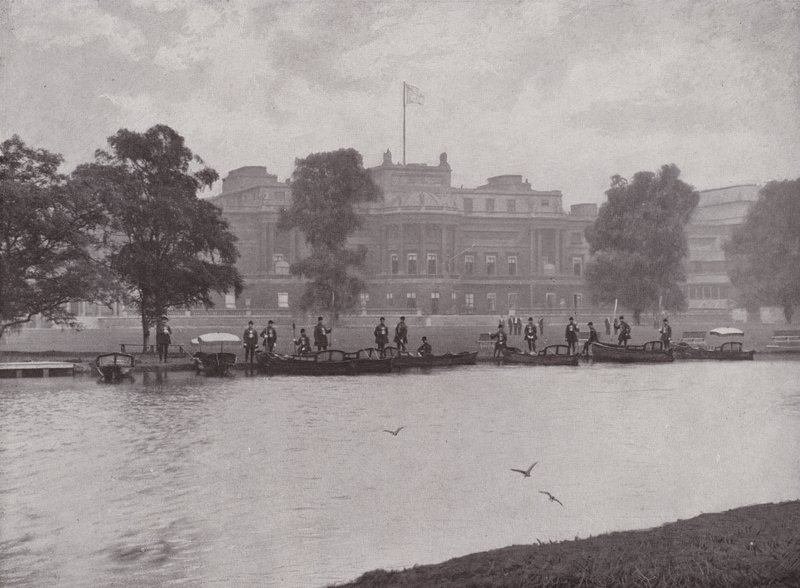 Pleasure Grounds of Buckingham Palace by English Photographer