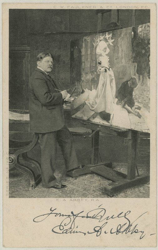 Portrait of Edwin Austin Abbey by English Photographer