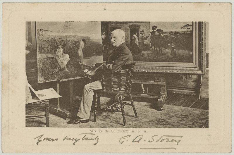 Portrait of G A Storey by English Photographer