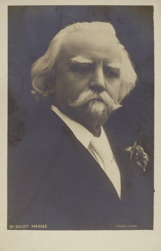 Portrait of Sir August Manns by English Photographer