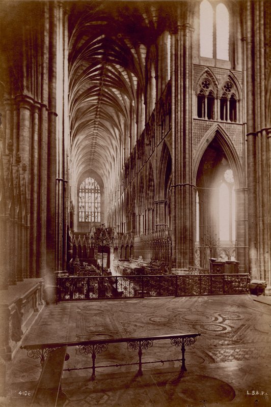Postcard of Westminster Abbey by English Photographer
