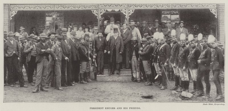 President Kruger and his Friends by English Photographer
