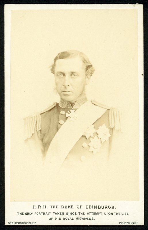Prince Alfred, Duke of Edinburgh by English Photographer