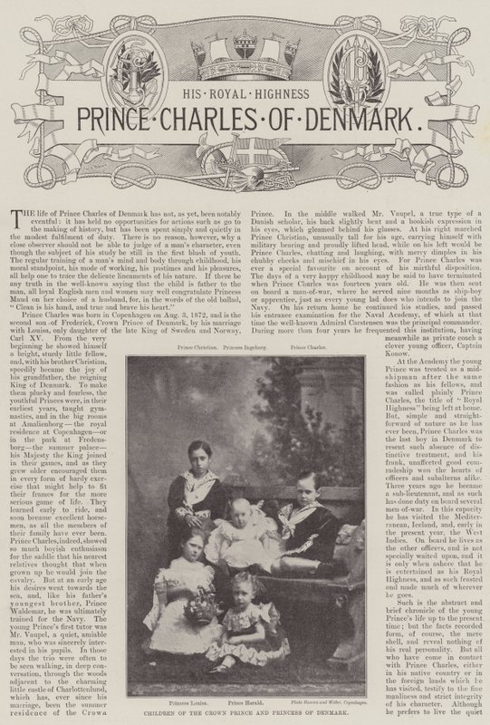 Prince Charles of Denmark by English Photographer
