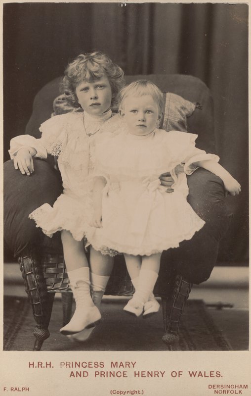 Princess Mary and Prince Henry of Wales by English Photographer