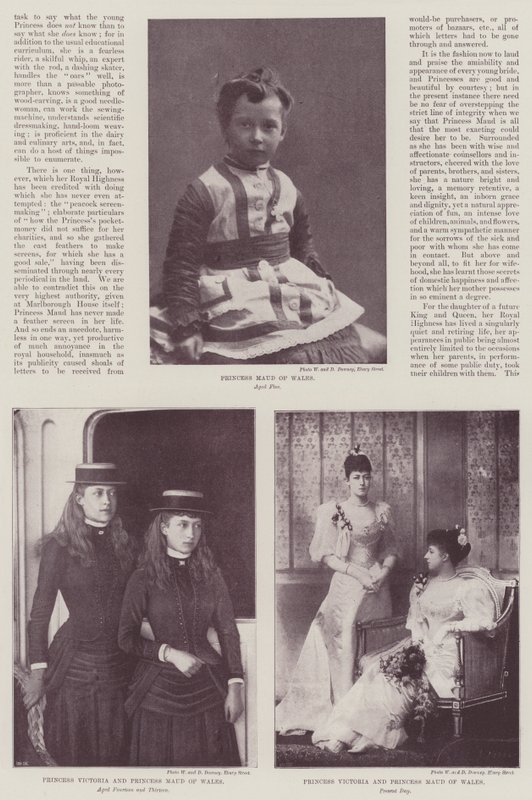 Princess Maud of Wales by English Photographer