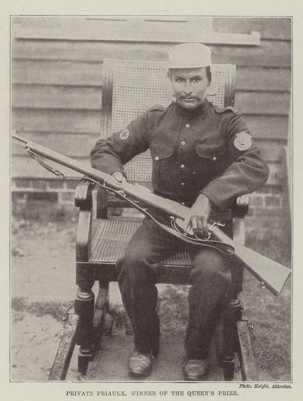 Private Priaulx, Winner of the Queen