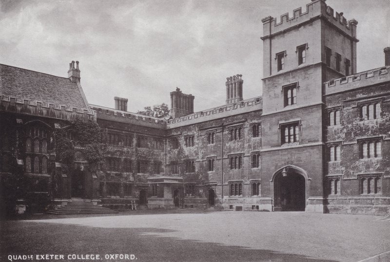 Quadrangle, Exeter College, Oxford by English Photographer