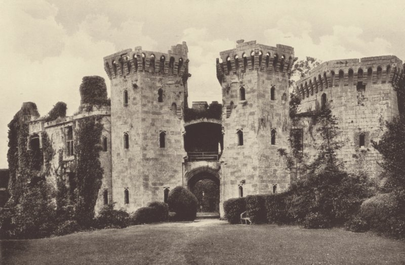 Raglan Castle, Main Gate-Way by English Photographer