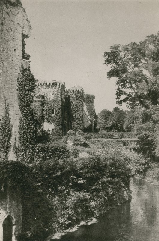 Raglan Castle, from the Moat by English Photographer