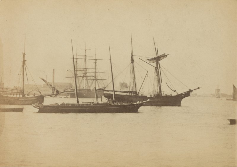 Ships and Boats on The Thames by English Photographer