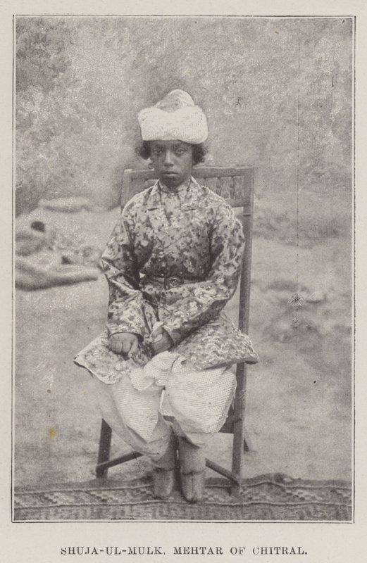 Shuja-ul-Mulk, Mehtar of Chitral by English Photographer