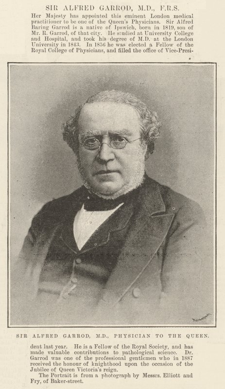 Sir Alfred Garrod by English Photographer