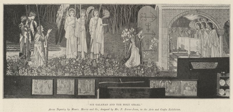 Sir Galahad and the Holy Grail by English Photographer