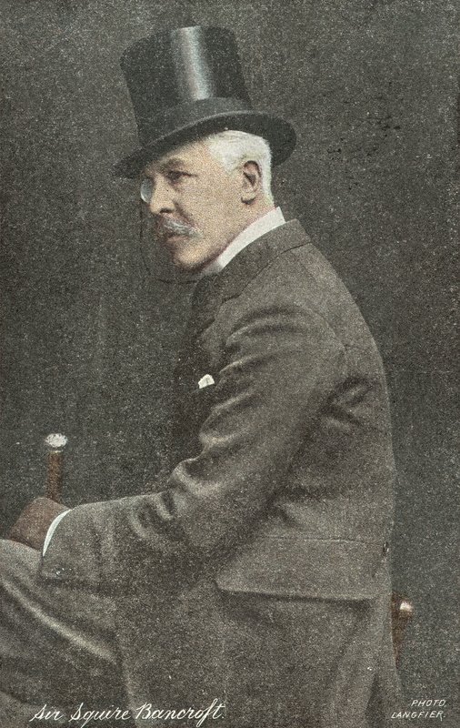 Sir Squire Bancroft by English Photographer