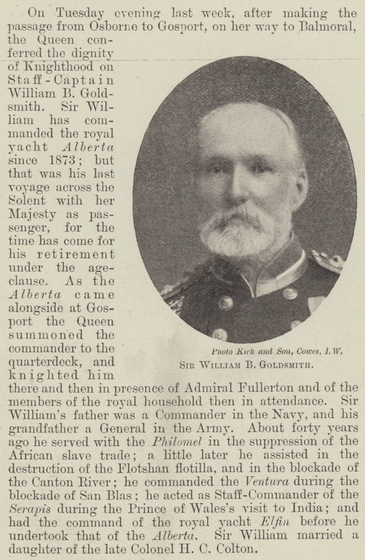 Sir William B. Goldsmith by English Photographer