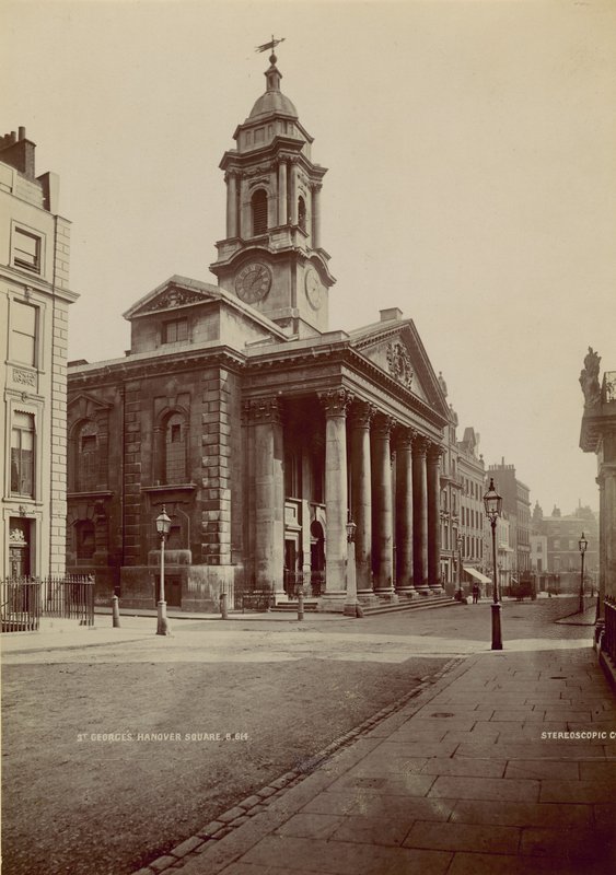 St Georges Church in Hanover Square by English Photographer