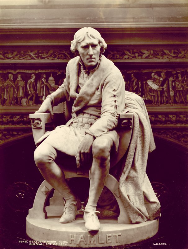Statue of Henry Irving by English Photographer