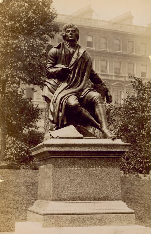 Statue of Robert Burns by English Photographer