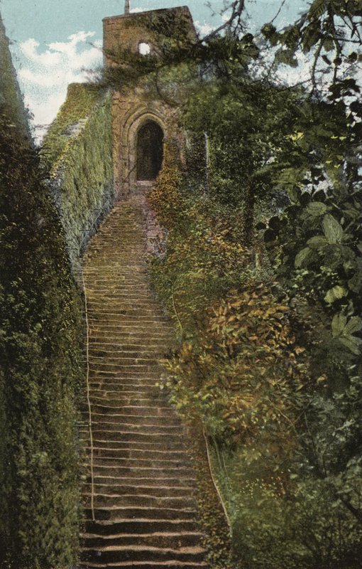 Steps to the Keep, Carisbrooke Castle by English Photographer
