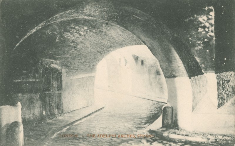 The Adelphi Arches, Strand by English Photographer