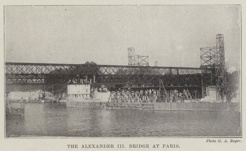 The Alexander III, Bridge at Paris by English Photographer