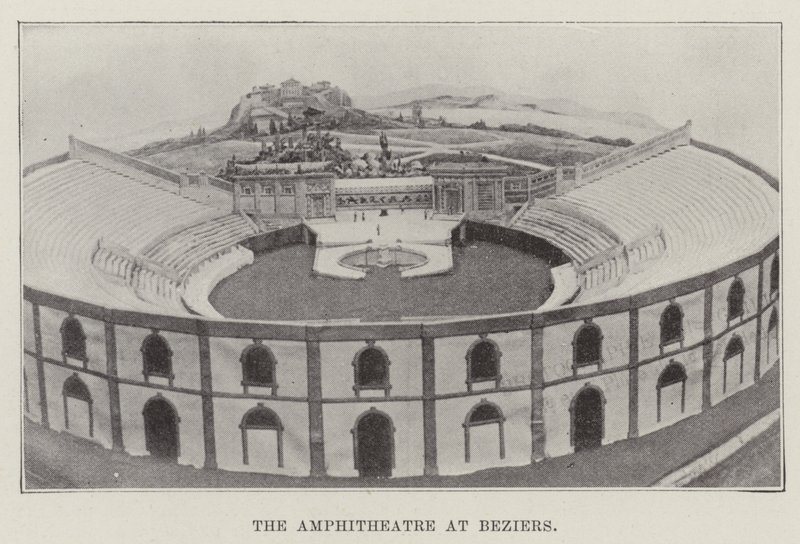 The Amphitheatre at Beziers by English Photographer