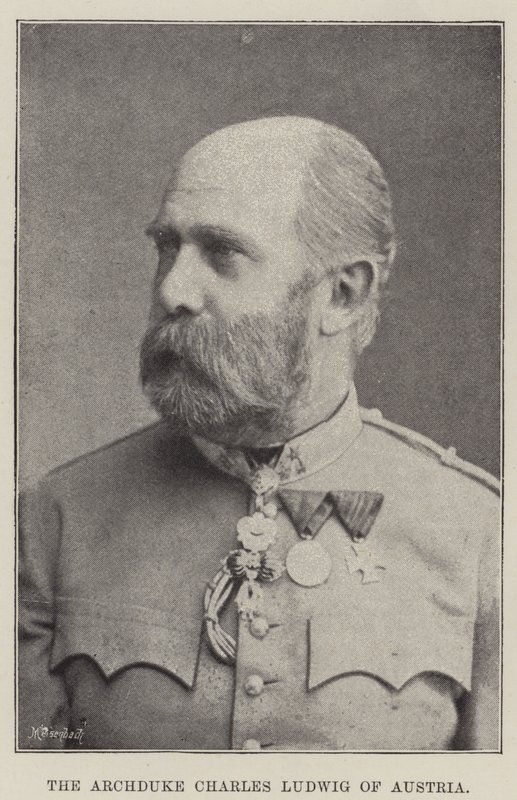 The Archduke Charles Ludwig of Austria by English Photographer