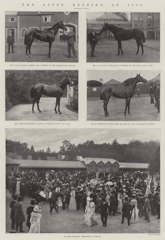 The Ascot Meeting of 1901 by English Photographer