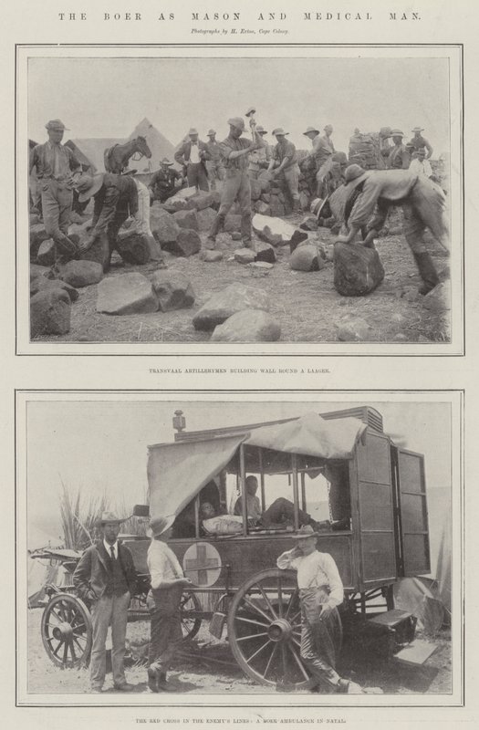 The Boer as Mason and Medical Man by English Photographer