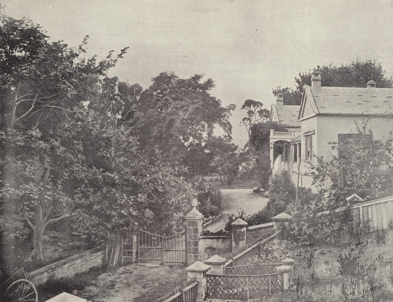 The Commandants Residence, Port Arthur by English Photographer